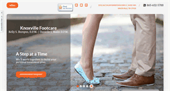 Desktop Screenshot of knoxvillefootcare.com